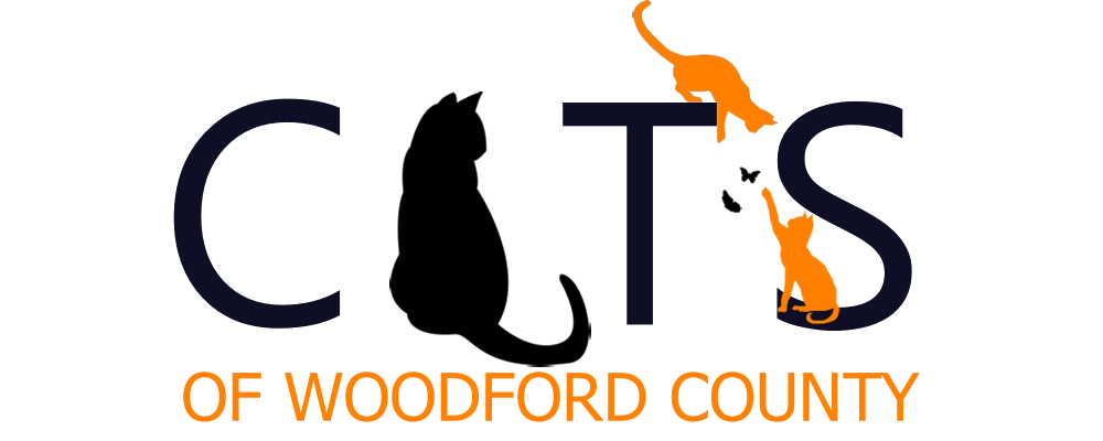 Cats of WoodFord County Foster Adoption Header Cat Logo
